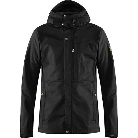 Fjallraven Kaipak Trekking Jacket Black Singapore For Men (SG-79795)